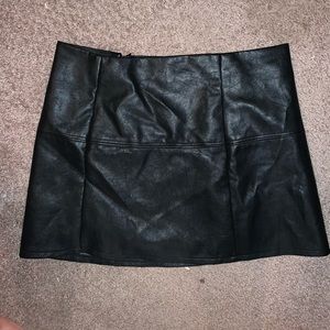 Altar’d State Faux Leather Mini Skirt